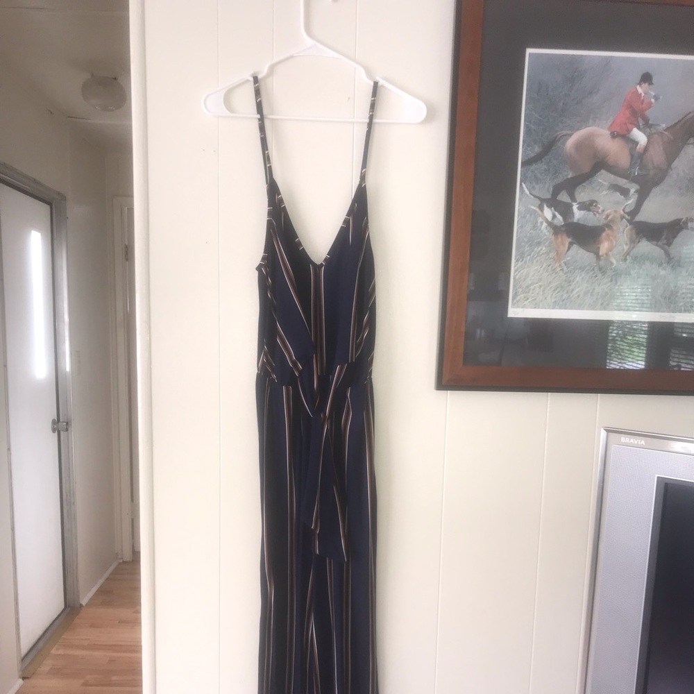 Lavender Field long leg romper S